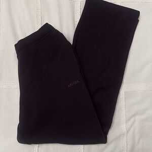 Aritzia deep burgundy boyfriend joggers